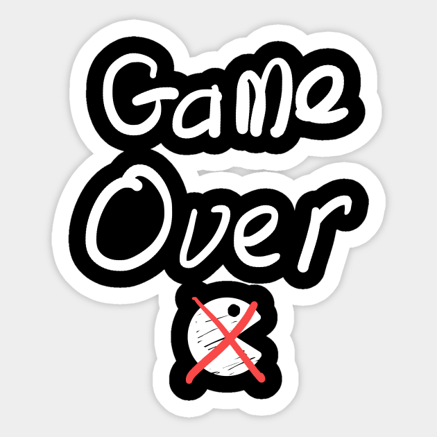 Game Over Sarcasm Sticker by HayesHanna3bE2e